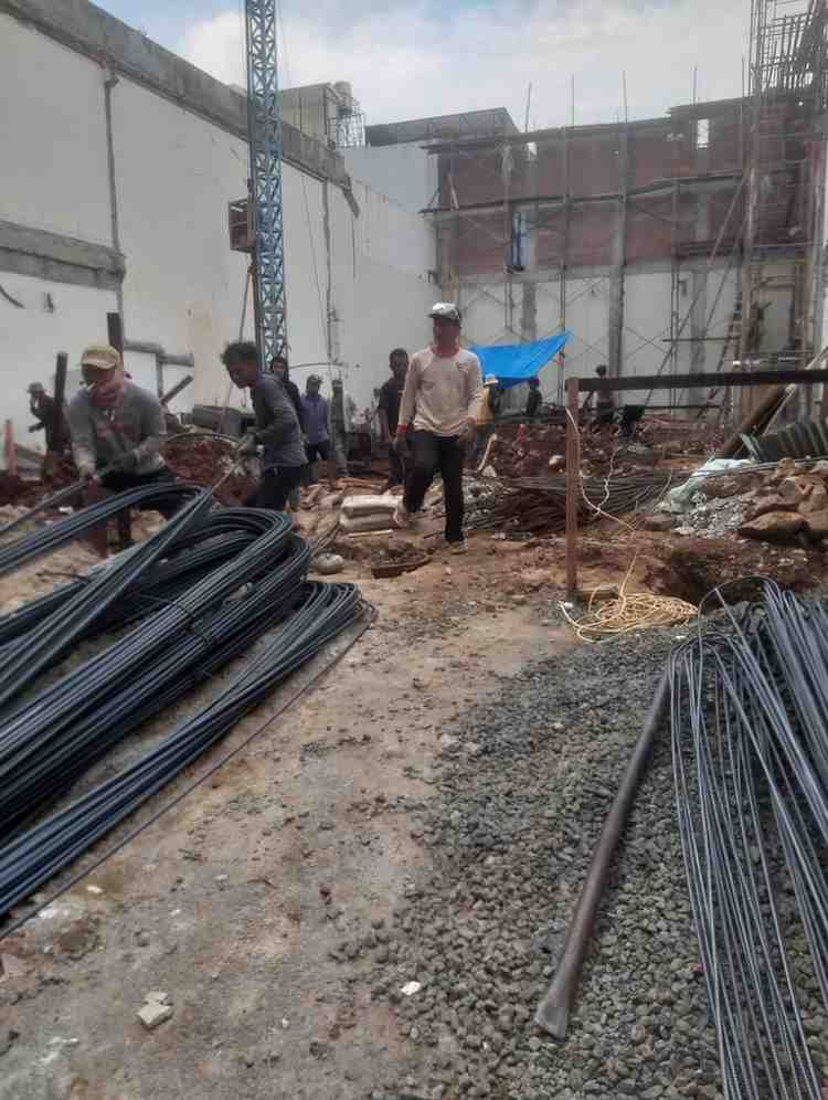 Penampang bore pile